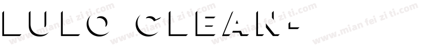 lulo clean字体转换